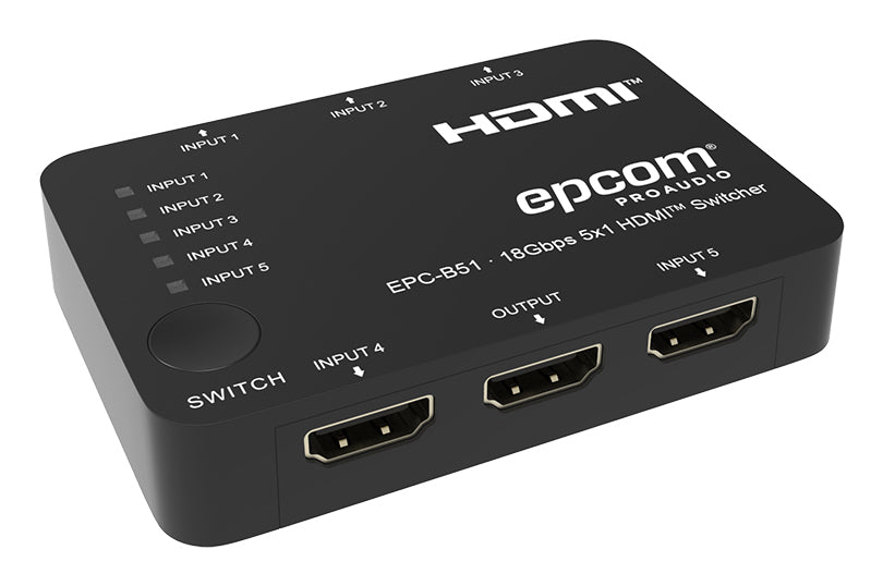Epcom EPC-B51 interruptor de video HDMI