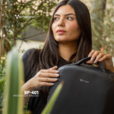 Vorago BP-401 mochila Negro Espuma de etil vinil acetato (EVA), Poliéster, Deporte, Compartimento del portátil