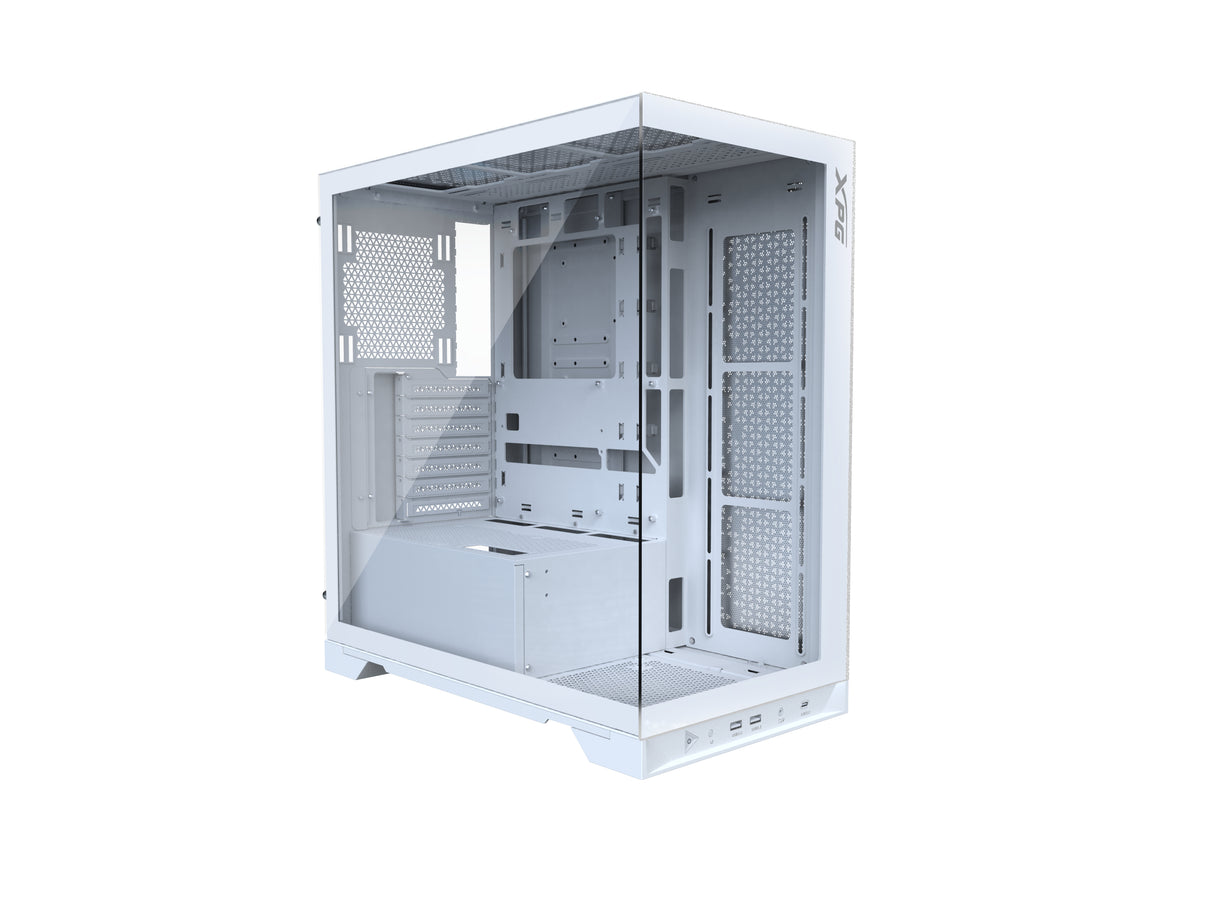 XPG INVADER X Torre Media Blanca carcasas ordenador SPCC Midi Tower PC Blanco