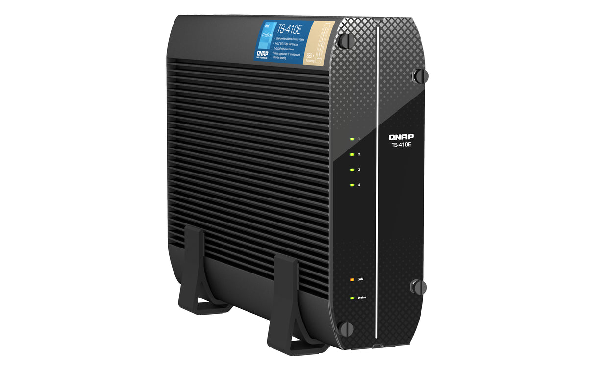 QNAP TS-410E Servidor Serial ATA III 2.5 cm (2.5") Si 0, 1, 5, 6, 10, JBOD