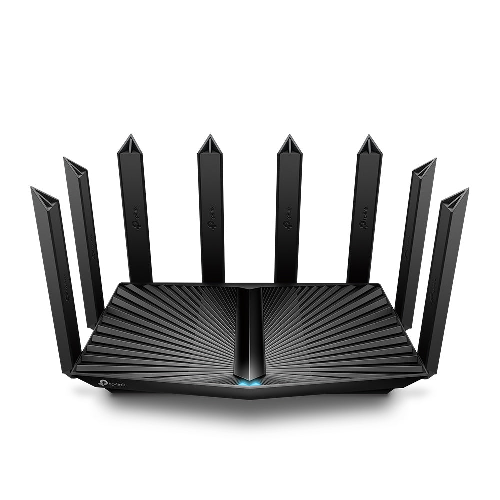 ARCHERAX90 - Router WiFi 6 Triple Banda AX6600 MU-MIMO / 1 Puerto WAN/LAN 2.5 Gbps / 1 Puerto WAN/LAN 1Gbps / 3 Puertos LAN 1Gbps / 2 puerto USB 3.0 / OneMesh ™ / Adminitración App (Tether) o Página web / Protección HomeShield