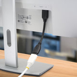 StarTech.com Cable de 15cm de Extensión Alargador HDMI 2.0 de Alta Velocidad con Ethernet - Extensor de Puertos - Cable
