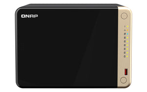 QNAP TS-664 Servidor M.2, Serial ATA III 2.5,3.5,M.2 cm (2.5,3.5,M.2") 2 Si
