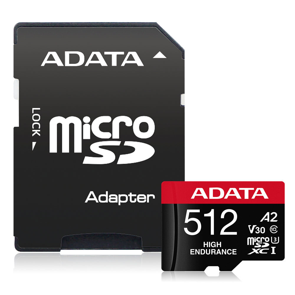 ADATA High Endurance Memoria Flash 512 GB MicroSDXC 100 MB/s 85 MB/s