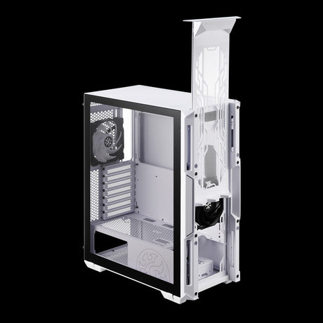 XPG STARKER Torre Media Blanca carcasas ordenador SPCC Escritorio PC Blanco
