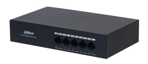 Dahua Technology DH-PFS3005-4GT-36 dispositivo de redes No administrado L2 5 Gigabit Ethernet (10/100/1000)