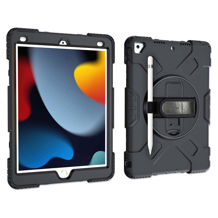 Manhattan 996501 fundas para tablets iPad 10.2" (8th + 9th generation) 25,9 cm (10.2") Carcasa rígida Negro