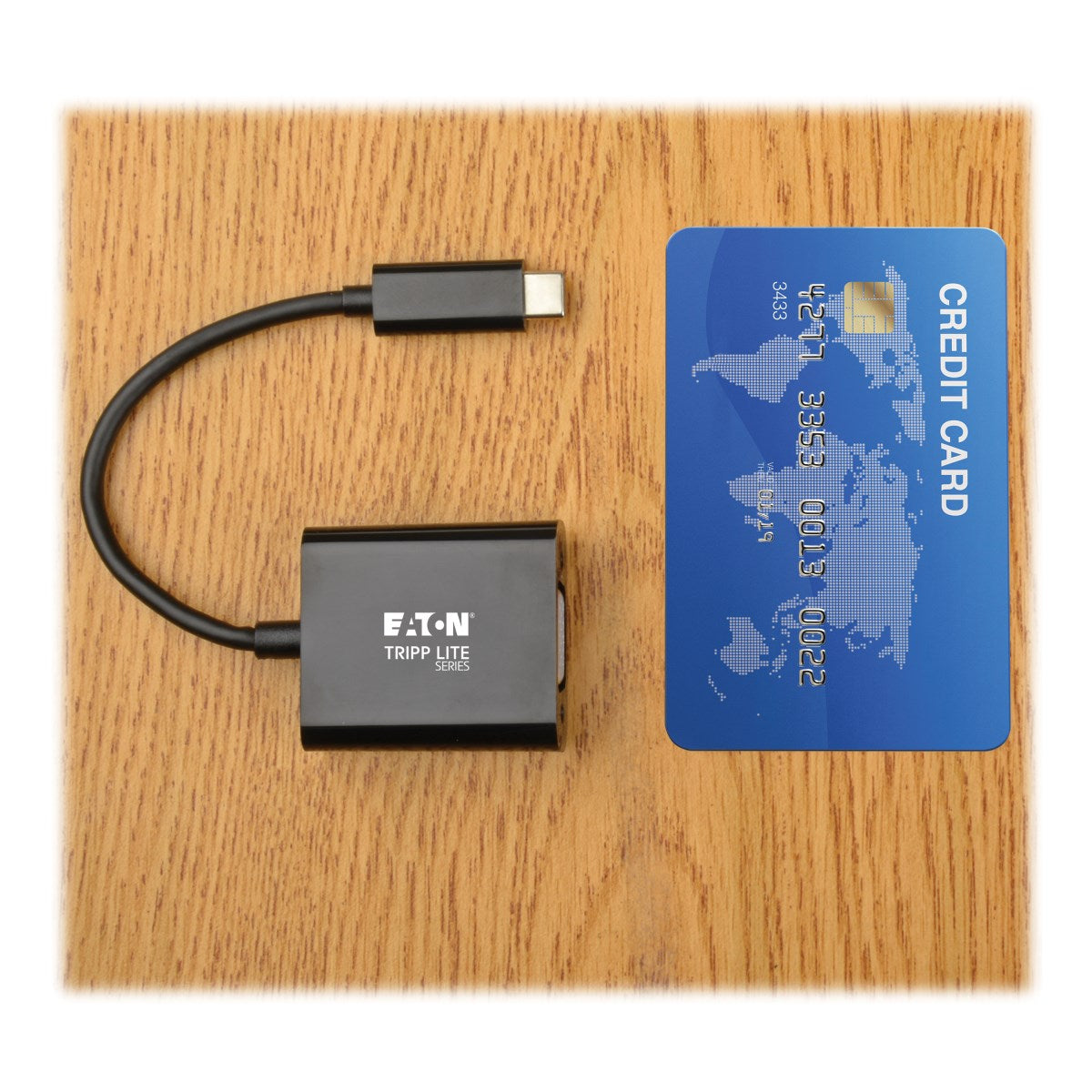 Tripp Lite U444-06N-VB-AM Adaptador USB-C a VGA con Modo Alterno - DP 1.2, Negro, 3.2 Gen 1 (3.1 Gen 1), USB Tipo C, 192
