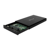 Vorago HDD-202 caja para disco duro externo Cubierta de disco duro/SSD Negro 2.5", SATA, 10 Gbit/s, Conexión USB