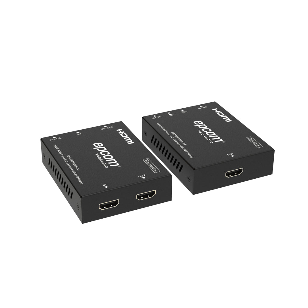 Epcom EPC-ED8100SK extensor audio/video Transmisor y receptor de señales AV Negro