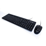 Vorago KM-105 teclado Ratón incluido Universal USB QWERTY Español Negro