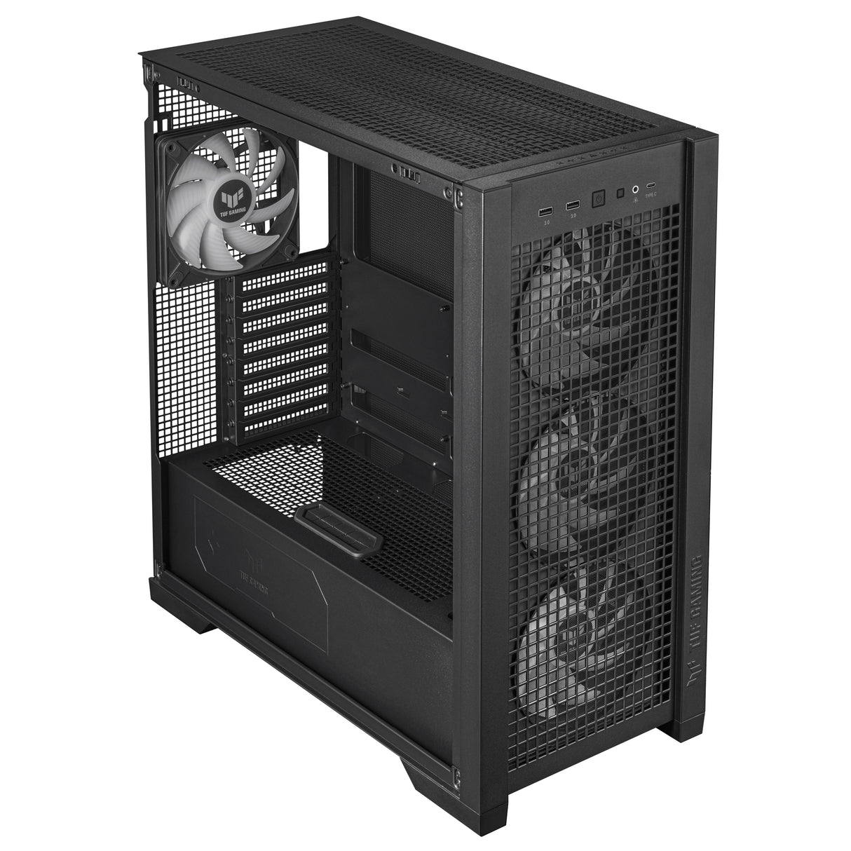 ASUS TUF Gaming GT302 ARGB carcasas ordenador Midi Tower PC Negro EATX, ATX, micro ATX, Mini-ITX