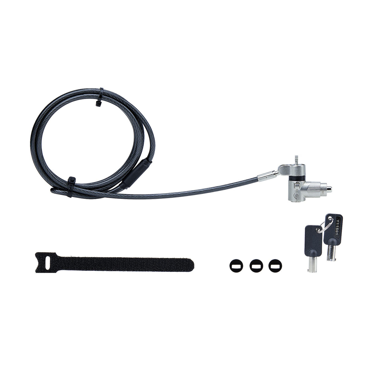StarTech.com Cable de 2m Universal de Seguridad para Ordenador Portátil - Cable de Bloqueo Compatible con Noble Wedge/Na