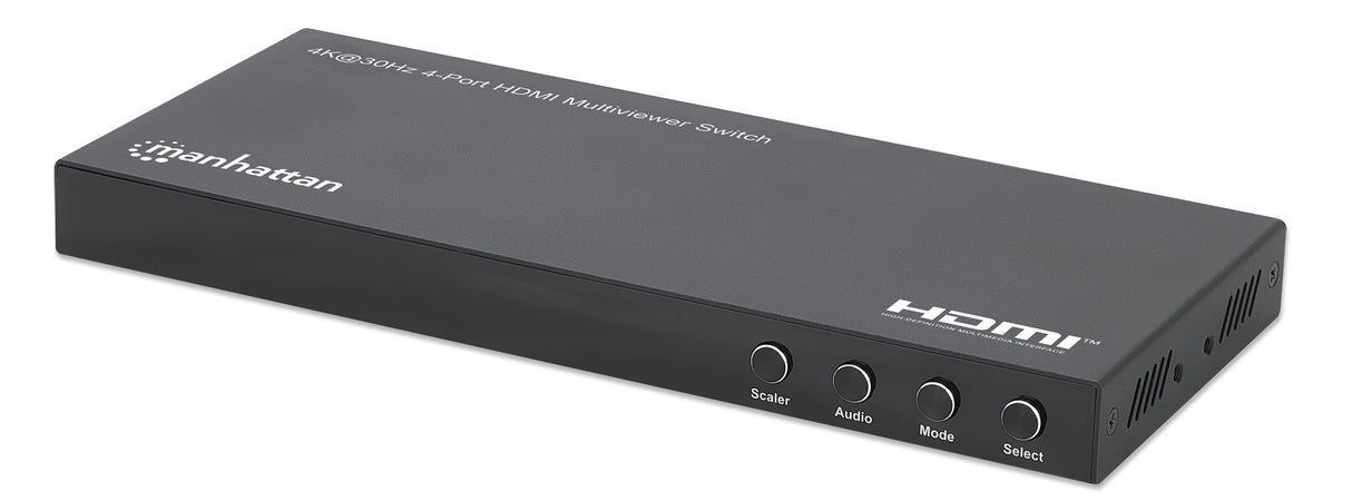 Switch multiviewer HDMI Manhattan de 4 puertos 4K