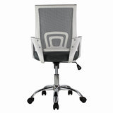 mundo in Silla Ejecutiva 107 Mesh Gris Asiento acolchado Respaldo acolchado