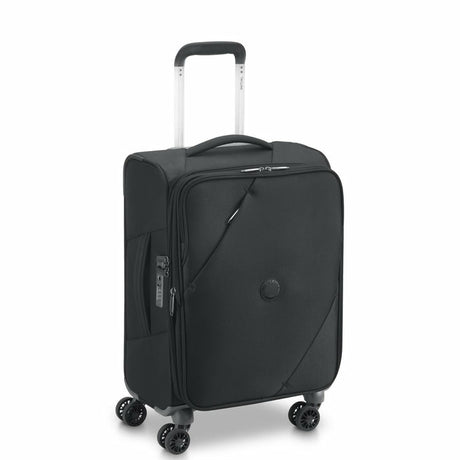 Delsey MARINGA Maleta Cubierta suave Negro 36.65 L Poliéster, 4 rueda(s), Rueda giratoria, Cerradura de combinación de l