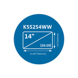 Kensington Filtro magnético de privacidad MagPro para portátiles de 14" (16:10) Monitor