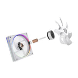 Balam Rush Heliux Pro HEX55 Procesador Enfriador de aire 12 cm Blanco, 600 RPM, 2200 RPM