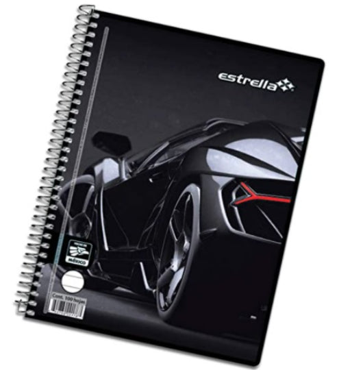 Cuaderno espiral forma francesa Estrella
