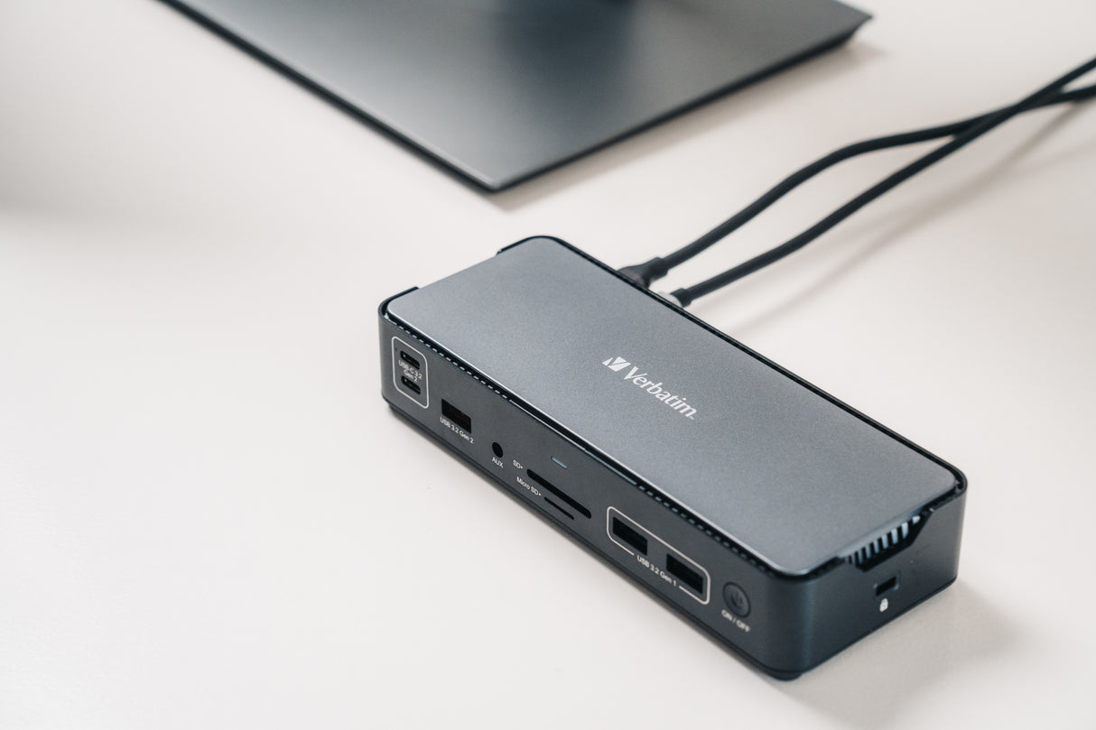 Verbatim CDS-15 Alámbrico USB 3.2 Gen 1 (3.1 Gen 1) Type-C Negro, Gris