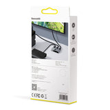 Baseus CAHUB-BC0G divisor de vídeo HDMI 3x HDMI, 3840 x 2160 Pixeles, Negro, Gris