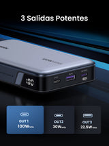 Ugreen 25188 batería externa 20000 mAh Gris