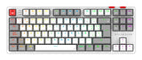 Balam Rush Level Pro GK990 teclado Juego RF inalámbrico + bluetooth QWERTY Español Gris, Blanco, Interruptor mecánico, L