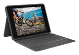 Logitech Rugged Folio Teclado QWERTY Apple {loc-value} Grafito