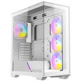 Antec C3 Midi Tower Blanco, ATX, ITX, Micro ATX, C3 ARGB WHITE | Gabinetes de computadora