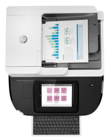 HP Digital Sender Flow 8500 fn2 Escáner de cama plana, LCD, Tocar, CSV
