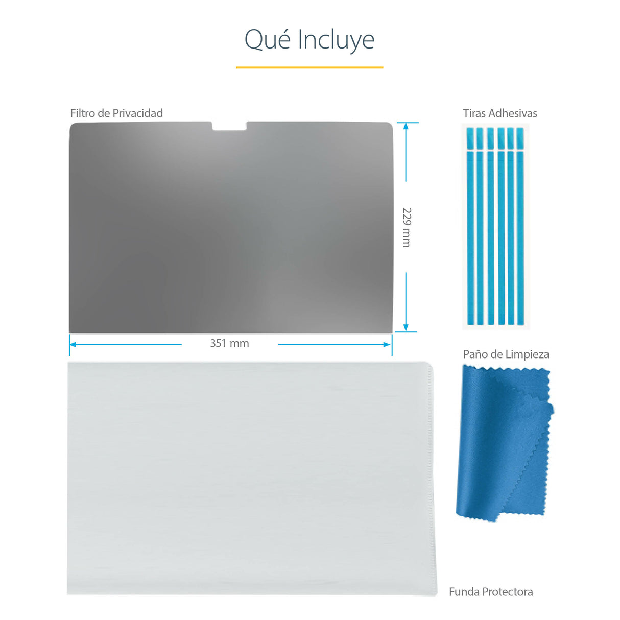 StarTech.com Filtro de Privacidad para Macbook Pro Serie M o Portátiles de 16" - Mate - Antirreflectante - Anti Luz