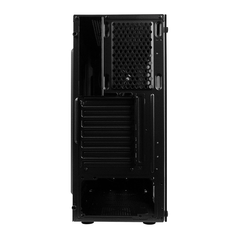 Vorago CSG-530 gabinete de computadora Tower Negro, ATX, ITX, Micro ATX