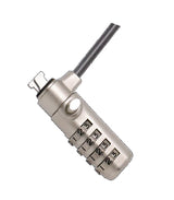 Manhattan 440493 Cable antirrobo Gris Portátil Cerradura con combinación