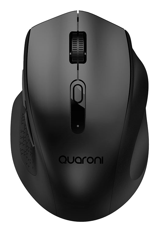 Quaroni MICTN1 ratón Universal mano derecha USB tipo A Óptico 2000 DPI