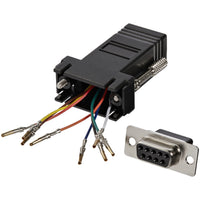 StarTech.com Adaptador Conversor Modular DB9 Serie a RJ45 Hembra a Hembra Cambiadores de género para cables DB-9 RJ-45 N