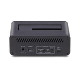 StarTech.com Clonador NVMe M.2 a SATA de 2.5/3.5 - Dock Duplicador Autónomo de 2 Bahías para SSD - Bidireccional NVMe a 