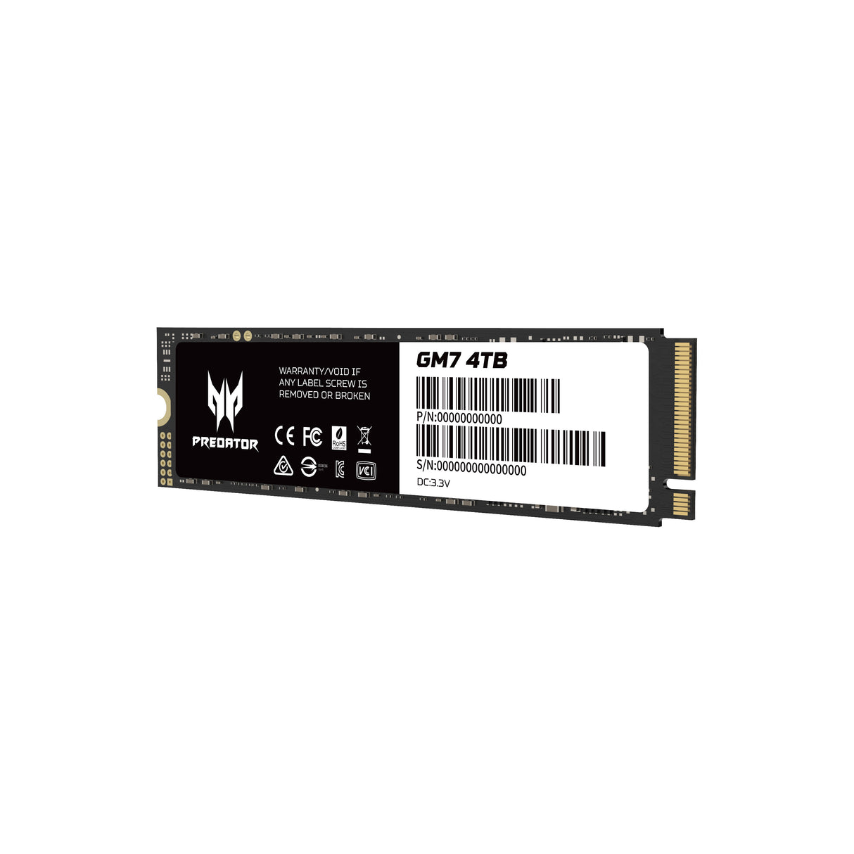 Predator Predator GM7-4TB unidades internas de estado sólido 2.0 4 GB M.2 PCI Express 4.0