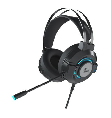 Xtech Morrighan Auriculares Alámbrico Diadema Juego USB tipo A Negro, 20 - 20000 Hz, 311.84 g