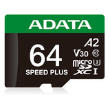 ADATA Speed Plus Memoria Flash 64 GB MicroSDXC 160 MB/s 140 MB/s