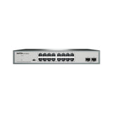 Netis System 18 Port Gigabit Ethernet Switch No administrado Gigabit Ethernet (10/100/1000) Gris, Bidireccional completo