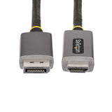 StarTech.com Cable Adaptador de 2m DisplayPort a HDMI - 8K 60Hz - 4K 144Hz - HDR10 - Conversor de Vídeo Activo DP 1.4 a 