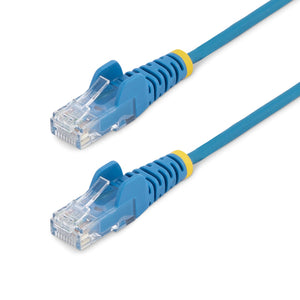 StarTech.com Cable Cat6 de 1,5m - Delgado - con Conectores RJ45 sin Enganches - Azul Cables de red 1,5 m Cat6 Halógeno