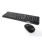 KIT TECLADO Y MOUSE VORAGO KM-302 INALÁMBRICO NEGRO, 2.4GHz, 10M ALCANCE, COMPATIBLE WINDOWS/MAC