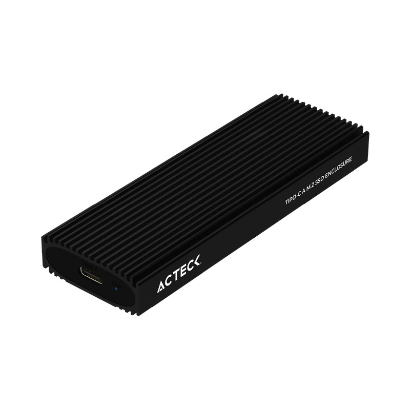 Acteck Armor Pro HC660 Caja externa para unidad de estado sólido (SSD) Negro M.2
