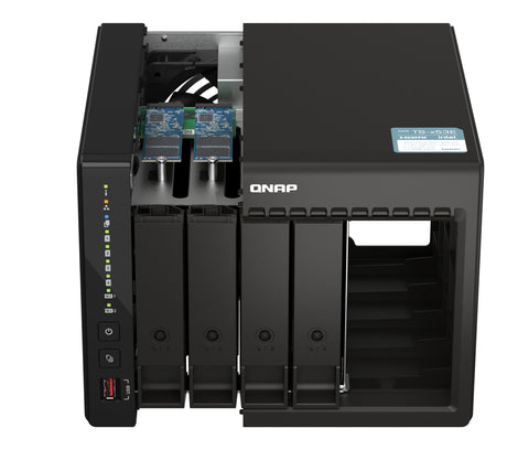 QNAP TS-453E Servidor M.2, Serial ATA III 2.5,3.5,M.2 cm (2.5,3.5,M.2") 2 Si
