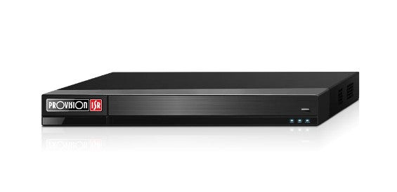 Provision-ISR NVR8-16400AN(1U)-V2 grabadora de vídeo en red (NVR), 16 canales, G.711u, 96 Mbit/s