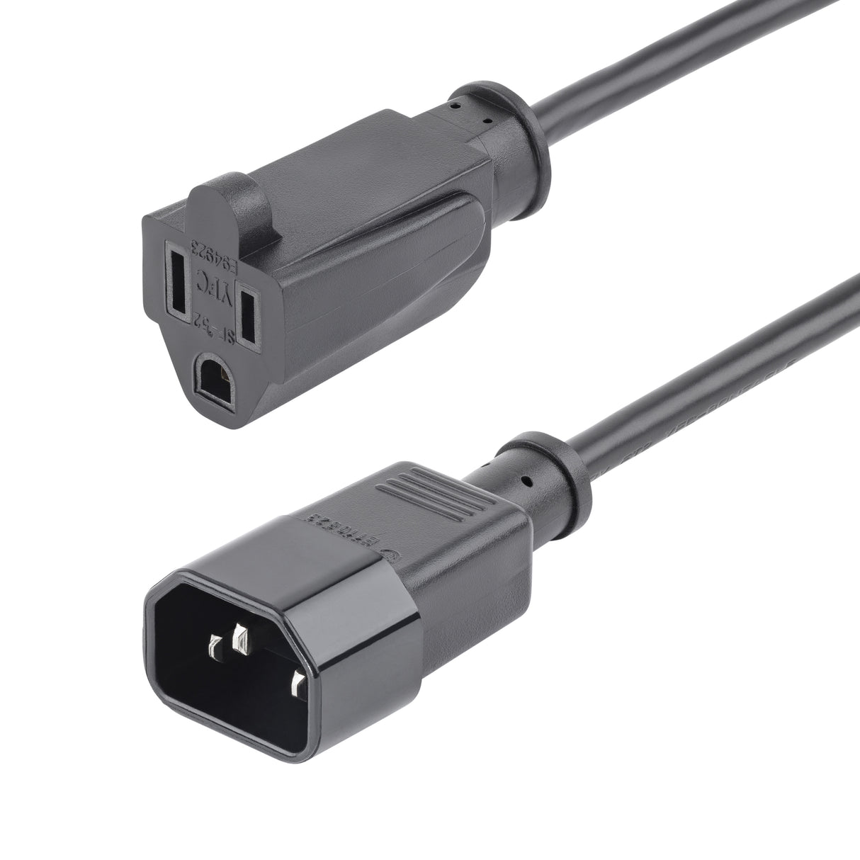 StarTech.com PAC10010PK Cable Negro Macho Hembra 0,3 m