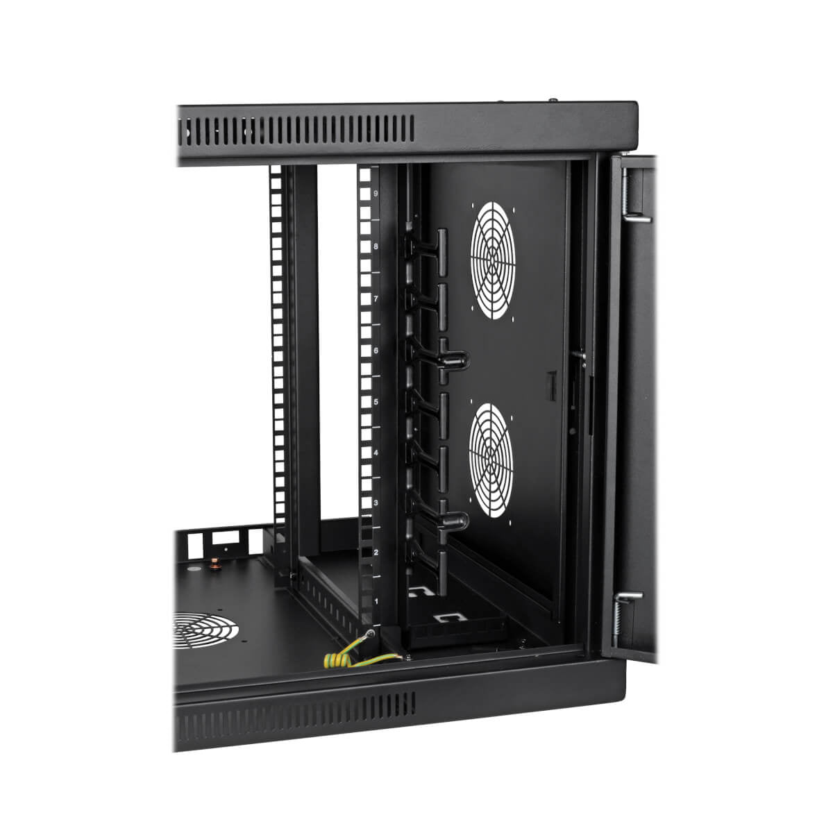 Tripp Lite SRW9UDPGVRT Mini Gabinete SmartRack 9U Bajo Perfil Profundidad de Switch Plus Instalación en la Pared, Ancho,