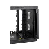 Tripp Lite SRW9UDPGVRT Gabinete Smartrack de 9U de Bajo Perfil, Profundidad de Switch Plus, para Ins