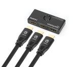 Manhattan 207997 Conmutadores de vídeo HDMI 3 Acrilonitrilo butadieno estireno (ABS)